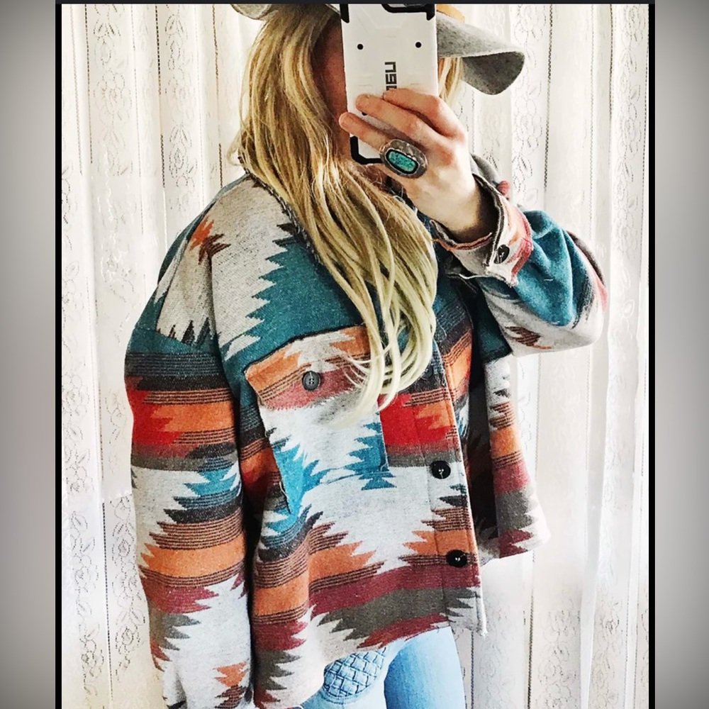 Aztec Shacket Jacket